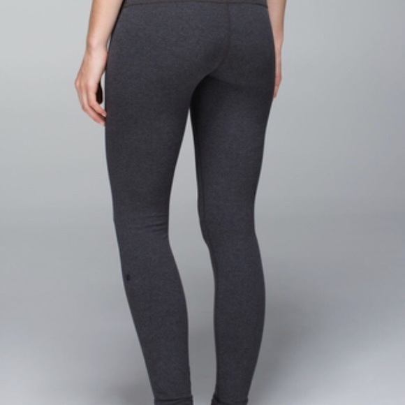 Lululemon high waist cotton wunder under dark grey - Picture 3 of 3
